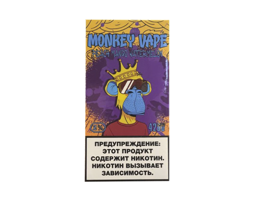 MONKEY VAPE 4200 персик манго арбуз MONKEY VAPE 4200 персик манго арбуз