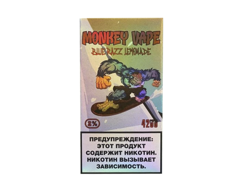 MONKEY VAPE 4200 черника лимонад MONKEY VAPE 4200 черника лимонад
