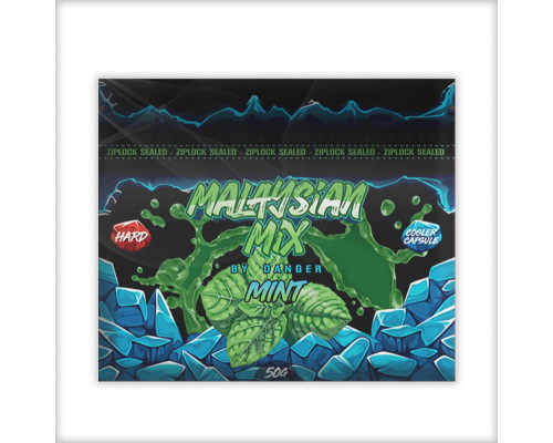 Никотиновые смеси Malayzian Mix Mint HARD 50гр Никотиновые смеси Malayzian Mix Mint HARD 50гр