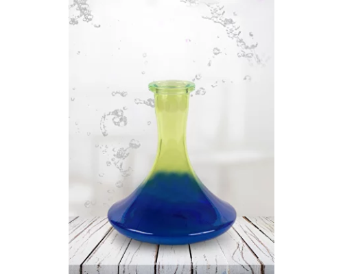Колба Vessel Glass Крафт со швом Сине-салатовый Колба Vessel Glass Крафт со швом Сине-салатовый