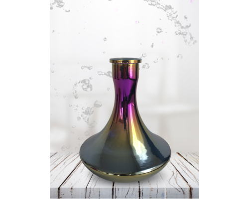 Колба стеклянная Крафт со швом Темная радуга