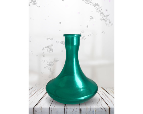 Колба Vessel Glass Крафт со швом Металлик бирюзовый Колба Vessel Glass Крафт со швом Металлик бирюзовый