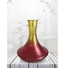 Колба Vessel Glass Крафт со швом Металлик рубиново-желтый